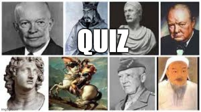 Quiz miltary leaders