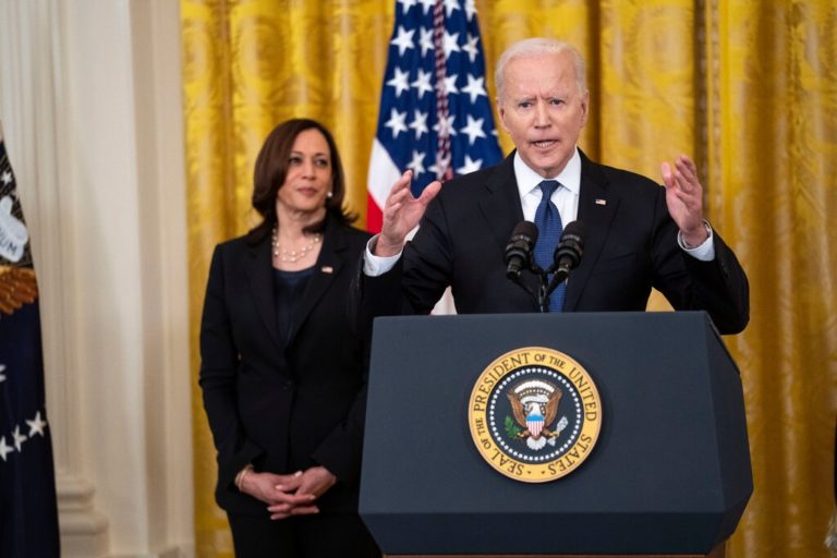 Joe Biden & shadow - Kamala Harris