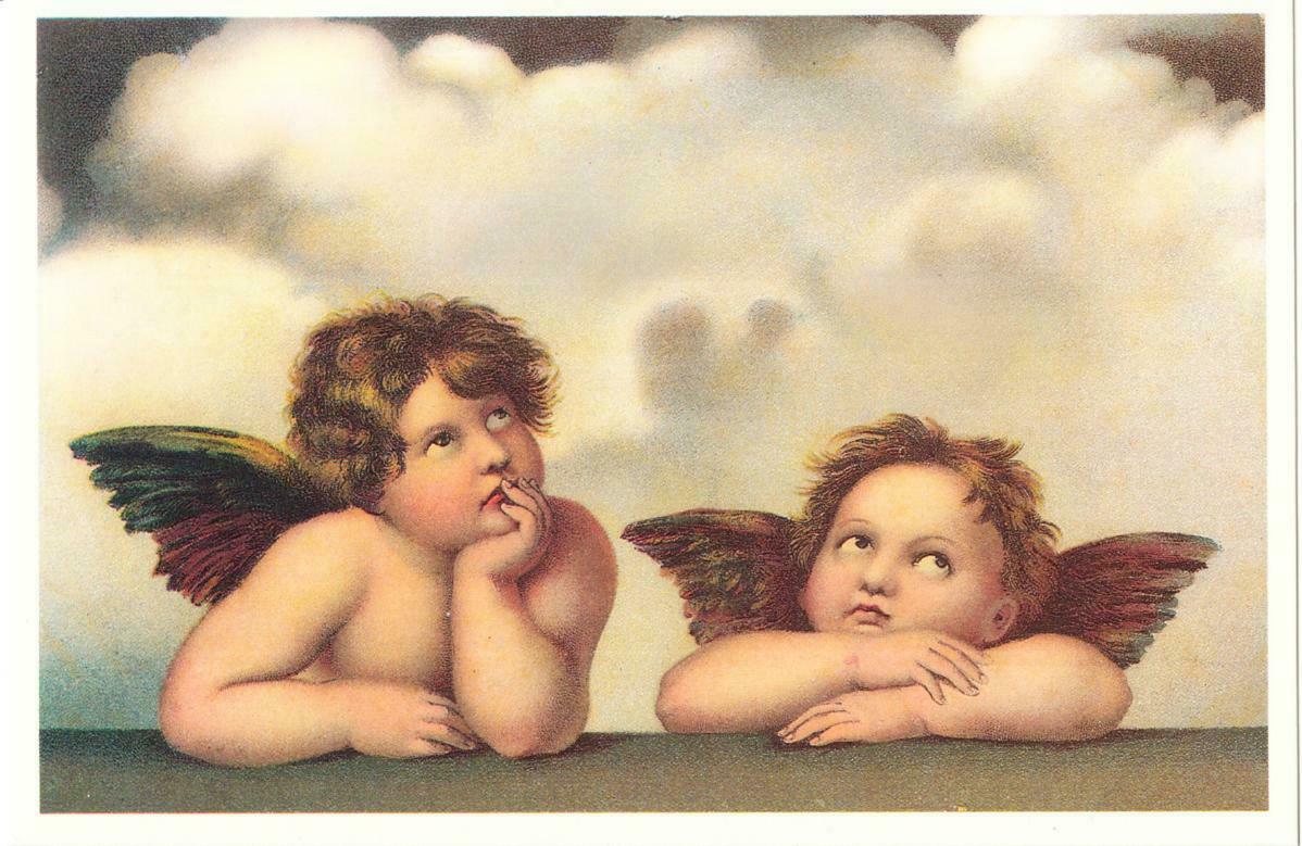 Cherubs from Raphaels The Sistine Madonna