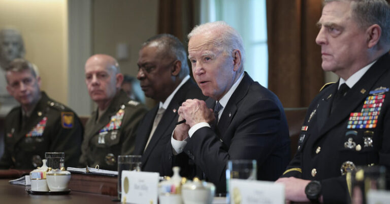 President Biden Meets With Top Defense Advisors