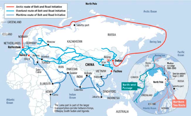 Belt & Road Initiative Map